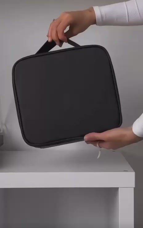 Trousse à maquillage avec miroir LED